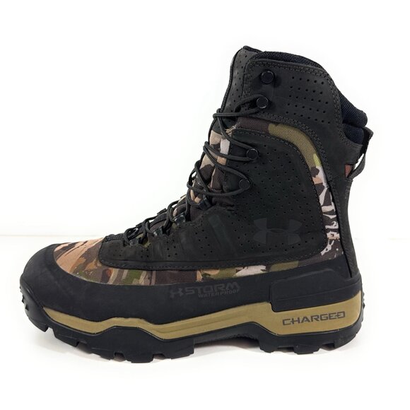Under Armour Mens Brow Tine 2.0 Camo Insulated Boots Size 11 Hunting Gorpcore - Picture 1 of 13